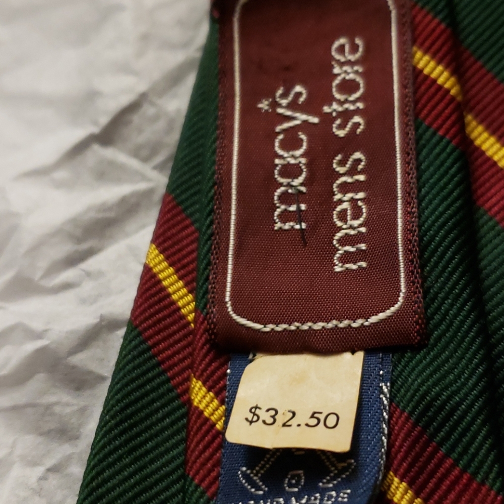 MACY'S MENS STORE NECKTIE - Picture 6 of 8